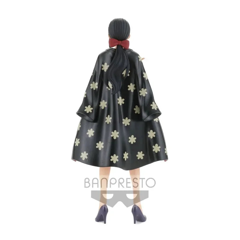 BANPRESTO-figura de acción de One Piece para niños, modelo de juguete de PVC de Bandai Original, DXF Wanno Country Nico Robin, regalo de Navidad