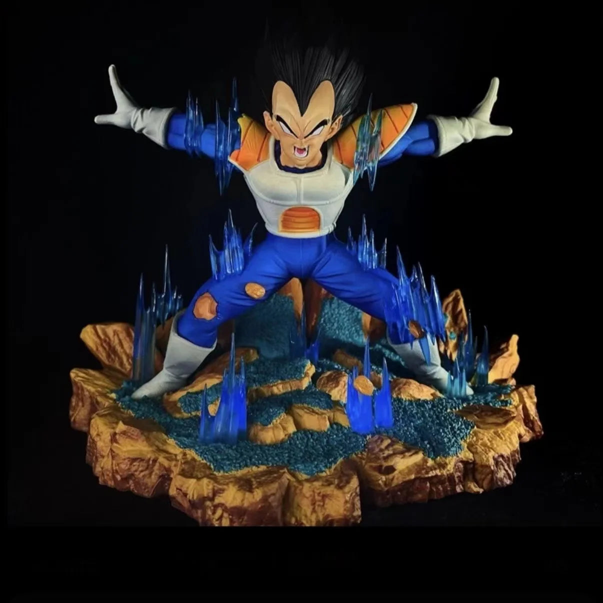 Figura Vegeta - Dragon Ball Z | Esferas de Energía Diorama 22cm