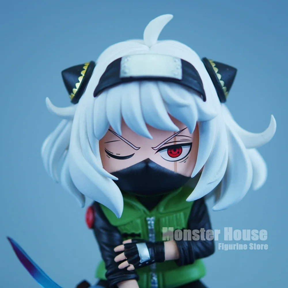 Figura Anya Forger Cosplay Kakashi - Spy x Family x Naruto | PVC 19cm