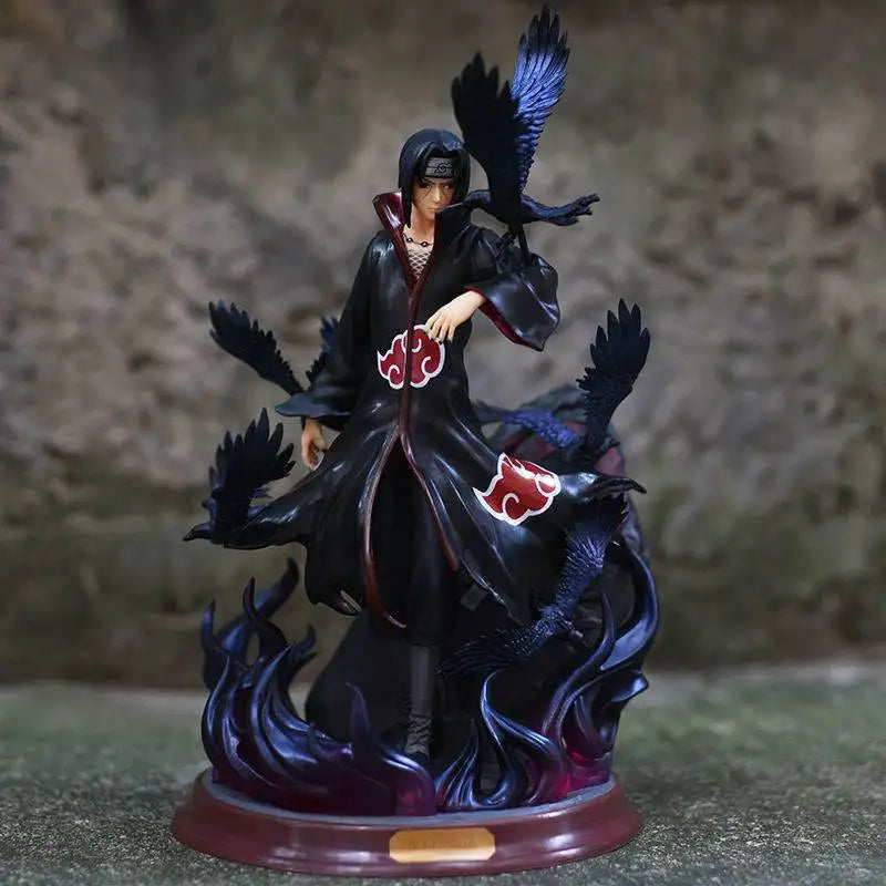 Naruto Crow Hall Itachi GK Uchiha Itachi Statue Anime Model Ornaments Hand-made Collection Gift