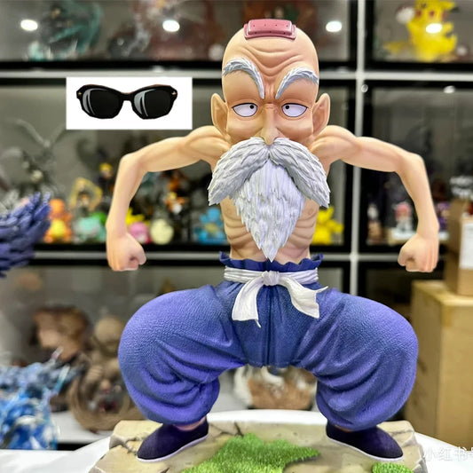 18cm Dragon Ball Master Roshi Figure Kame Sennin Figurine Pvc Action Figures Desktop Decoration Collection Model Toys Gifts