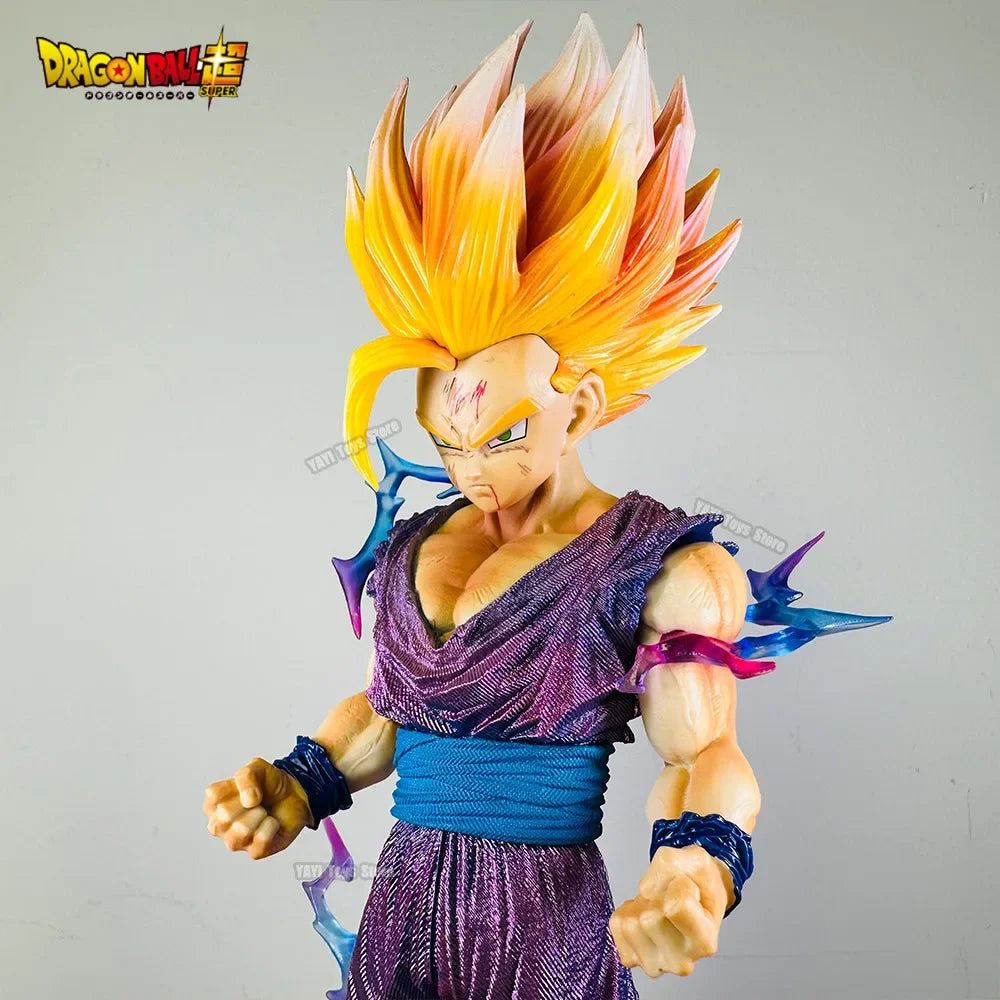 25cm Dragon Ball Z Anime Figure Son Gohan Action Figurine Super Saiyan 2 Cell Game Children Toys Son Goku Gift