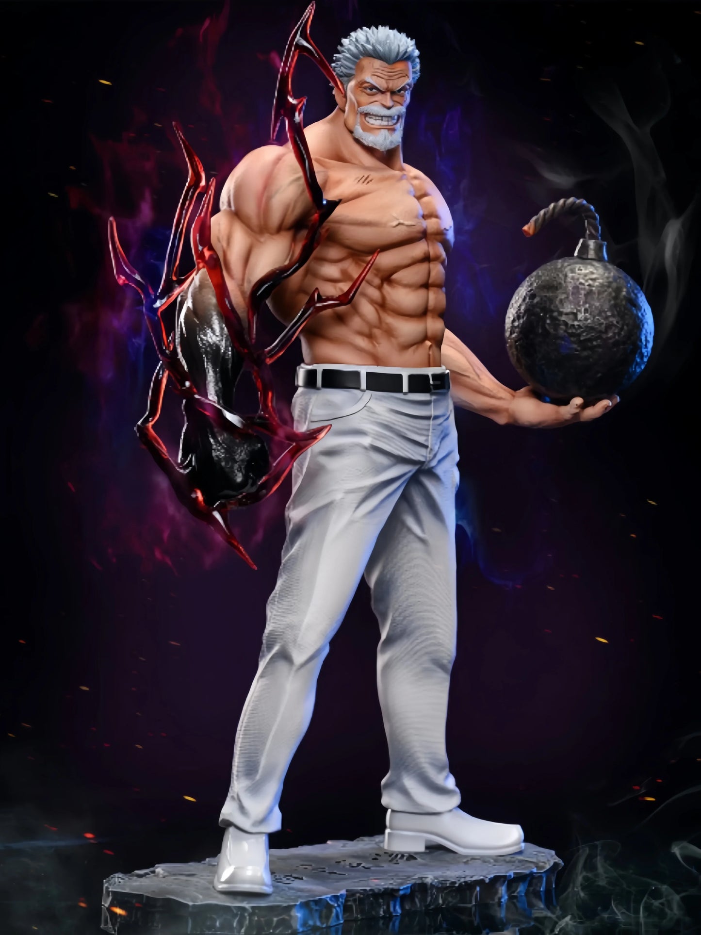 Figura Monkey D. Garp - One Piece | Héroe de la Marina Premium