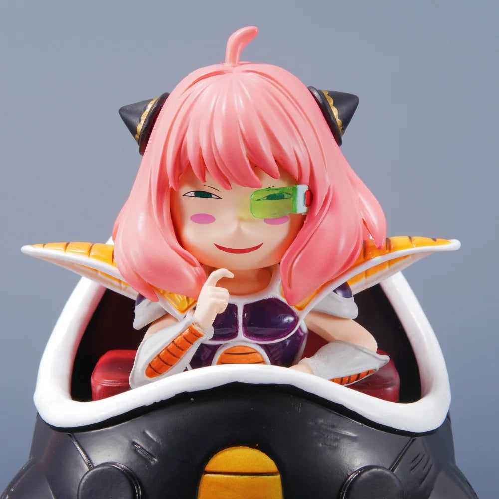 Figura Anya cosplay Freezer - Spy x Family x Dragon Ball | GK 15,5cm