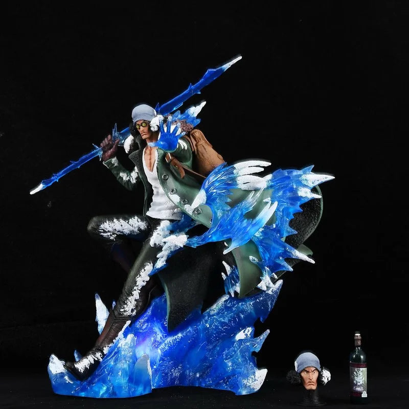30cm One Piece Aokiji Kuzan Lx Max Series Anime Action Figure Collectible Statue Toy Ornament Model Toy Boys Birthday Gift