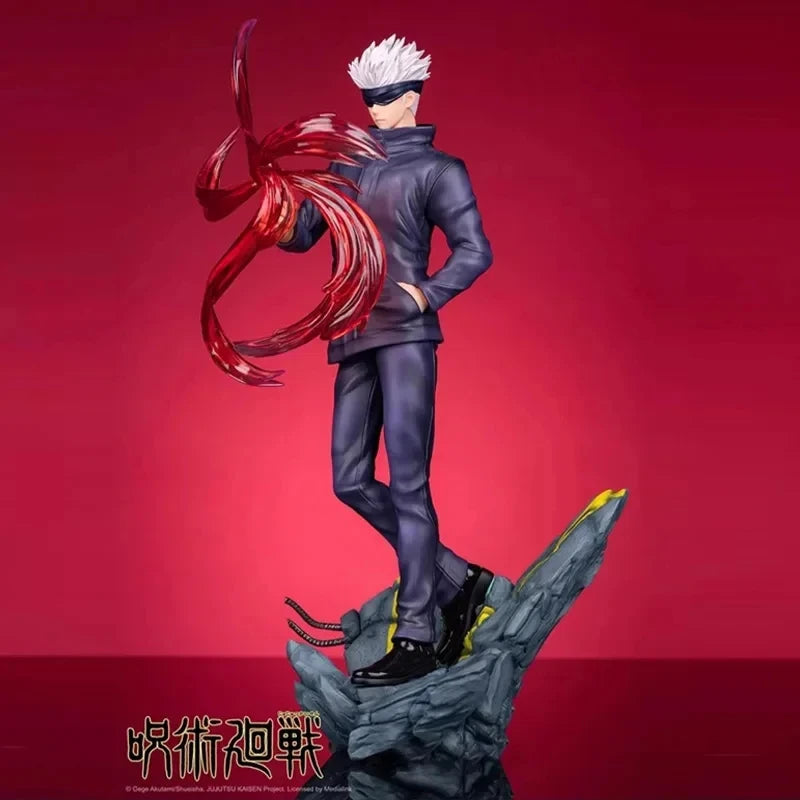 Jujutsu Kaisen Anime Figure Kaisen Gojo Satoru Kids Toys Action Figure 30cm Pvc Model Statue Collection Doll Kid Christmas Gift