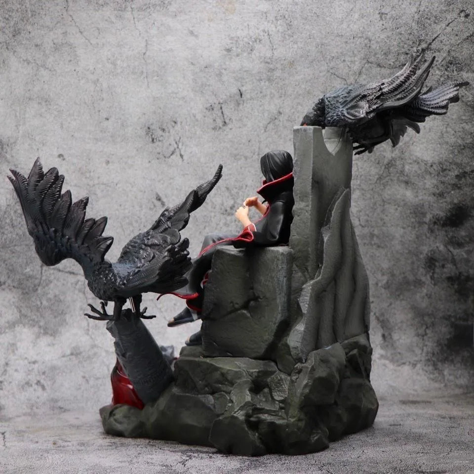 Figura Itachi Uchiha - Naruto Shippuden | Estatua GK Trono Akatsuki 22cm