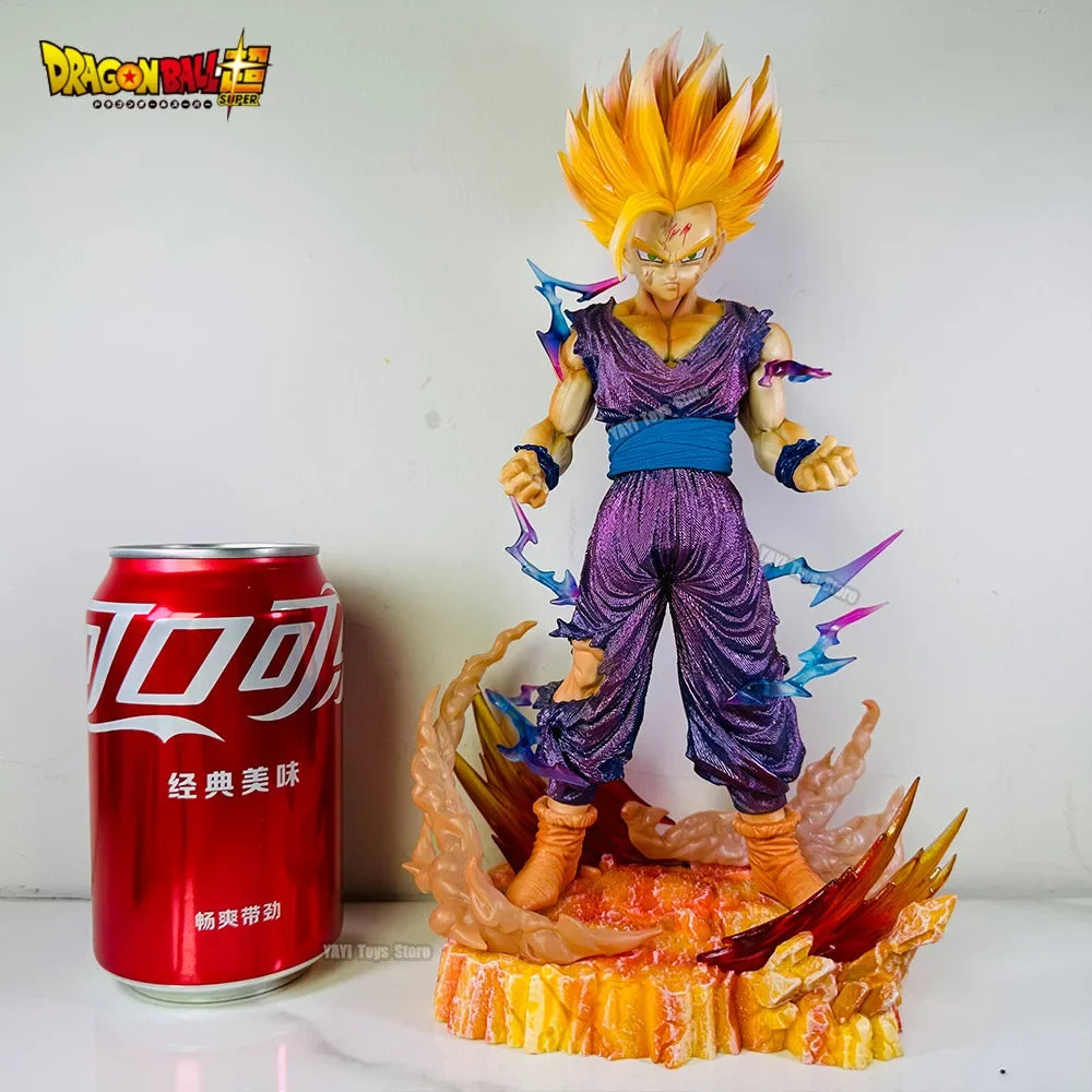 25cm Dragon Ball Z Anime Figure Son Gohan Action Figurine Super Saiyan 2 Cell Game Children Toys Son Goku Gift