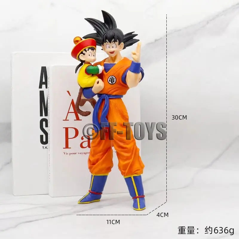 Figura Son Goku y Son Gohan - Dragon Ball | Estatuilla PVC 30cm