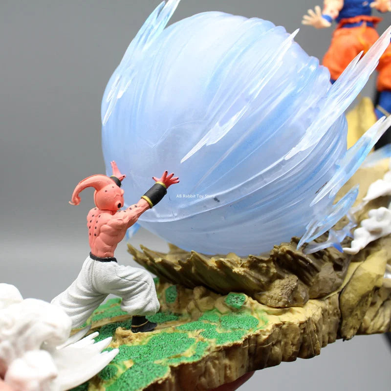 Son Goku Vs Majin Buu Anime Figure Dragon Ball Z GK Action Figurine PVC Statue Model Doll Collection Desk Decoration Toy Gifts