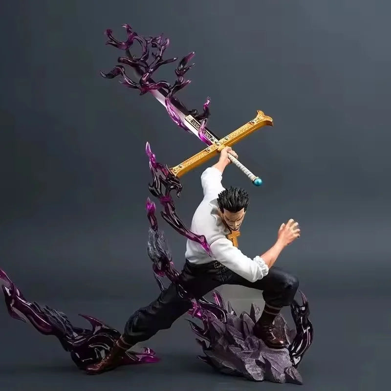 Figura Dracule Mihawk - One Piece | Estatua Coleccionable 30cm