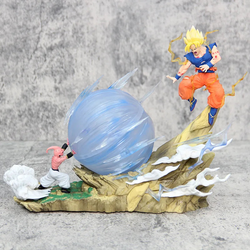 Figura Son Goku vs Majin Buu Genkidama - Dragon Ball Z | 21cm