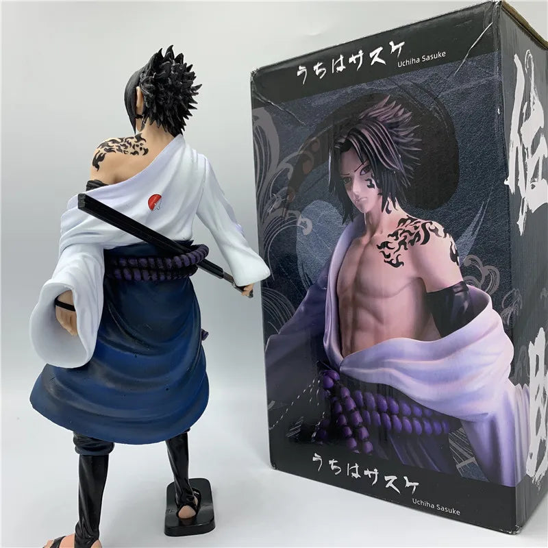 Lover Anime NARUTO Figure Uchiha Sasuke Curse Mark PVC Figure NARUTO Sasuke Orochimaru Itachi Sharingan Kakashi Model Toy Gift
