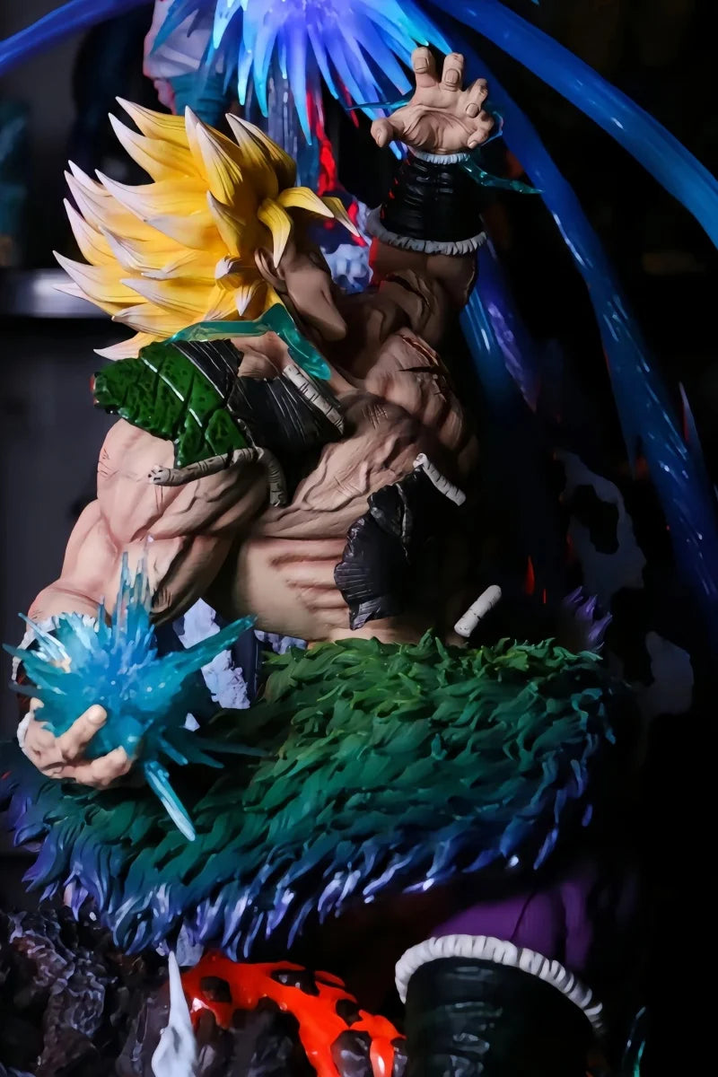 23cm Dragon Ball Anime Figures Broly Vs Gogeta Figure Broly Figure Model Pvc Statue Dolls Collection Toy Decoration Toy Kid Gift