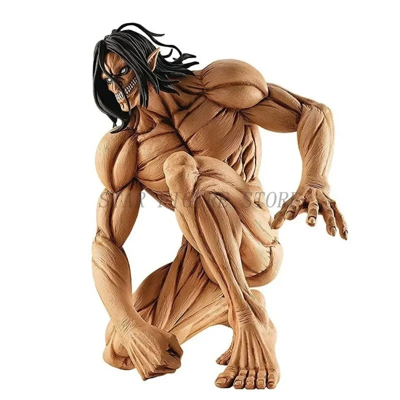 Attack on Titan Eren Levi Action Figure Shingeki no Kyojin The Founding Titan Figurine Model Toys 15cm Desktop Ornaments