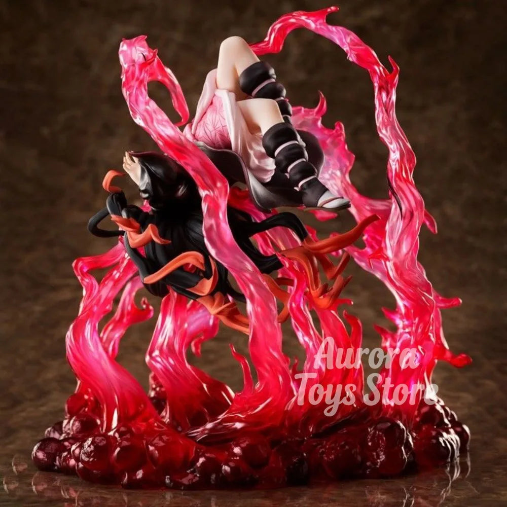 Figura Nezuko Kamado - Demon Slayer | Arte Demoníaco de Sangre 18cm