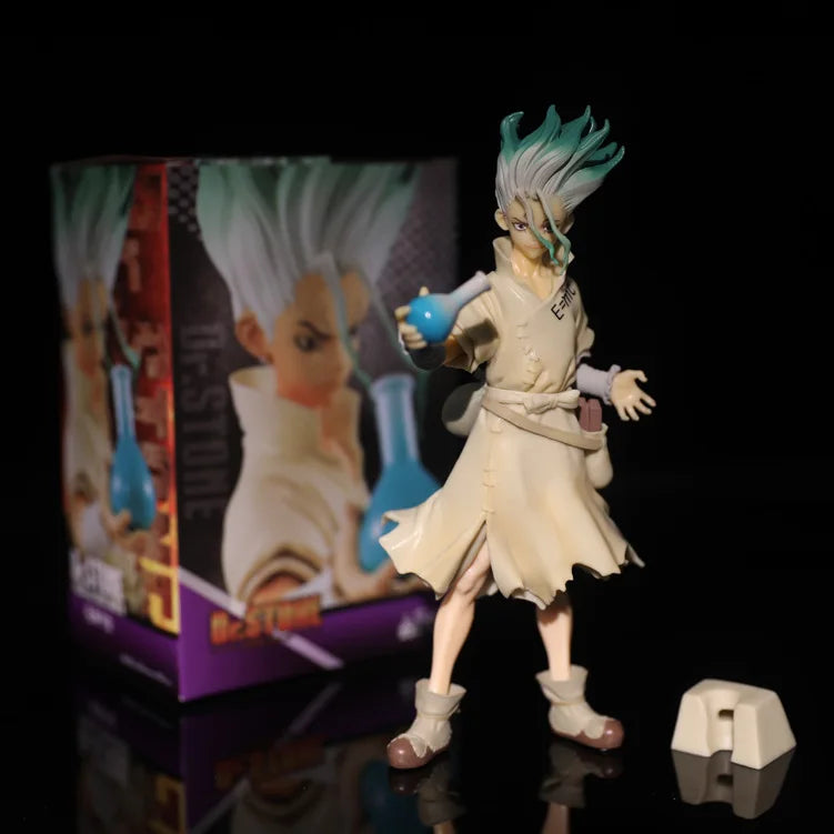 Dr. Stone Ishigami Senkuu Stand Version 20cm Figure Model Toys