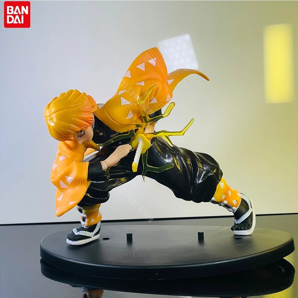 Hot Demon Slayer Anime Figure Tanjirou Agatsuma Zenitsu Kyoujurou Anime Model Action Figure PVC collection Toy for Kids Gift