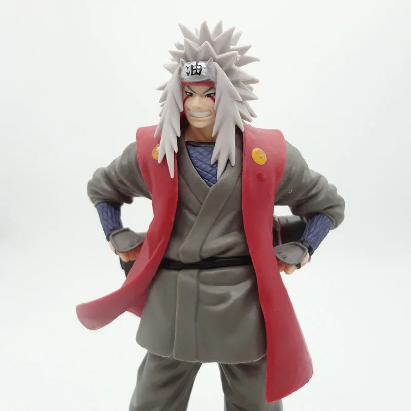 Anime NARUTO Figure Jiraiya Smile Standing PVC Action Figure NARUTO Jiraiya Naruto Teacher Orochimaru Sasuke Model Toy Gift
