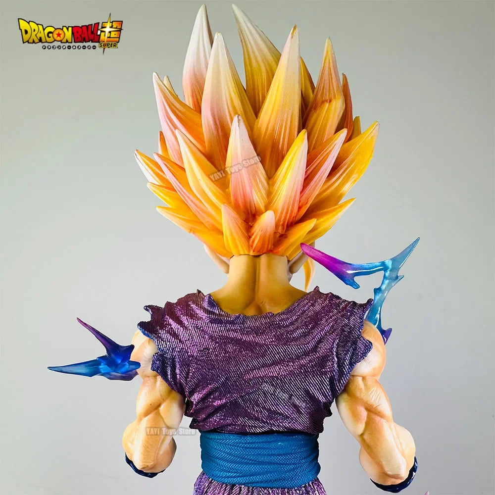 25cm Dragon Ball Z Anime Figure Son Gohan Action Figurine Super Saiyan 2 Cell Game Children Toys Son Goku Gift