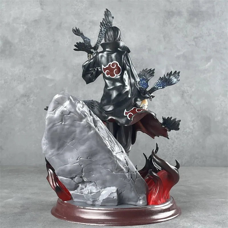 Naruto Crow Hall Itachi GK Uchiha Itachi Statue Anime Model Ornaments Hand-made Collection Gift