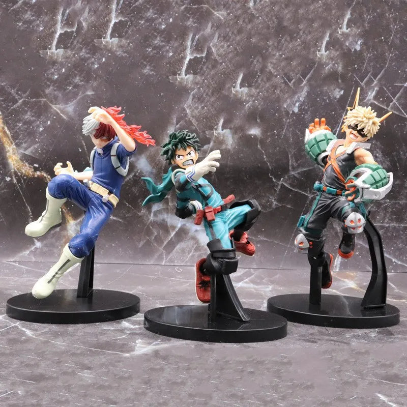 My Hero Academia Anime Figure Shoto Bakugou Boku Izuku Duke Pvc Large Action Figures Anime Character Gift Collection Series