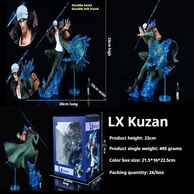 30cm One Piece Aokiji Kuzan Lx Max Series Anime Action Figure Collectible Statue Toy Ornament Model Toy Boys Birthday Gift