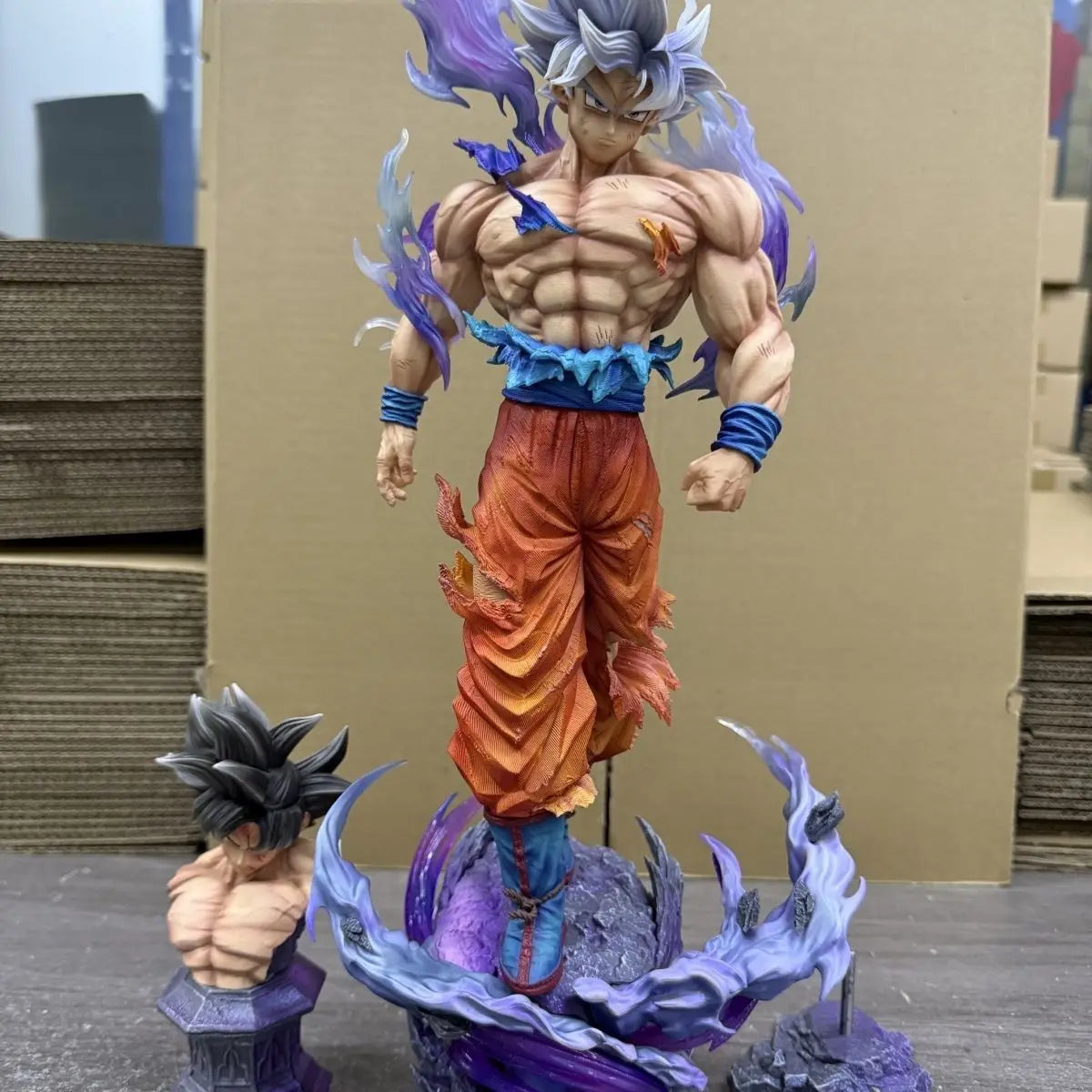 Figura Son Goku Migatte no Gokui - Dragon Ball | LK Studio 43cm