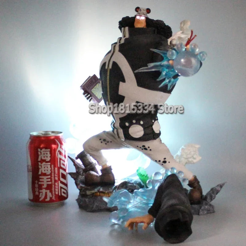 Anime ONE PIECE Figures Bartholemew Kuma One Piece Action Figures PX-0 with LED Change Hands PVC 31cm Model Toys Perimeter Gifts