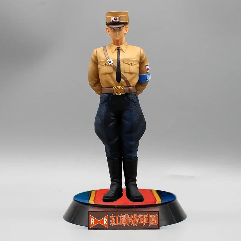 Anime Dragon Ball Figurine GK Red Ribbon Army General Blue Commander Red Action Figure PVC Collection Model Room Decoration Gift