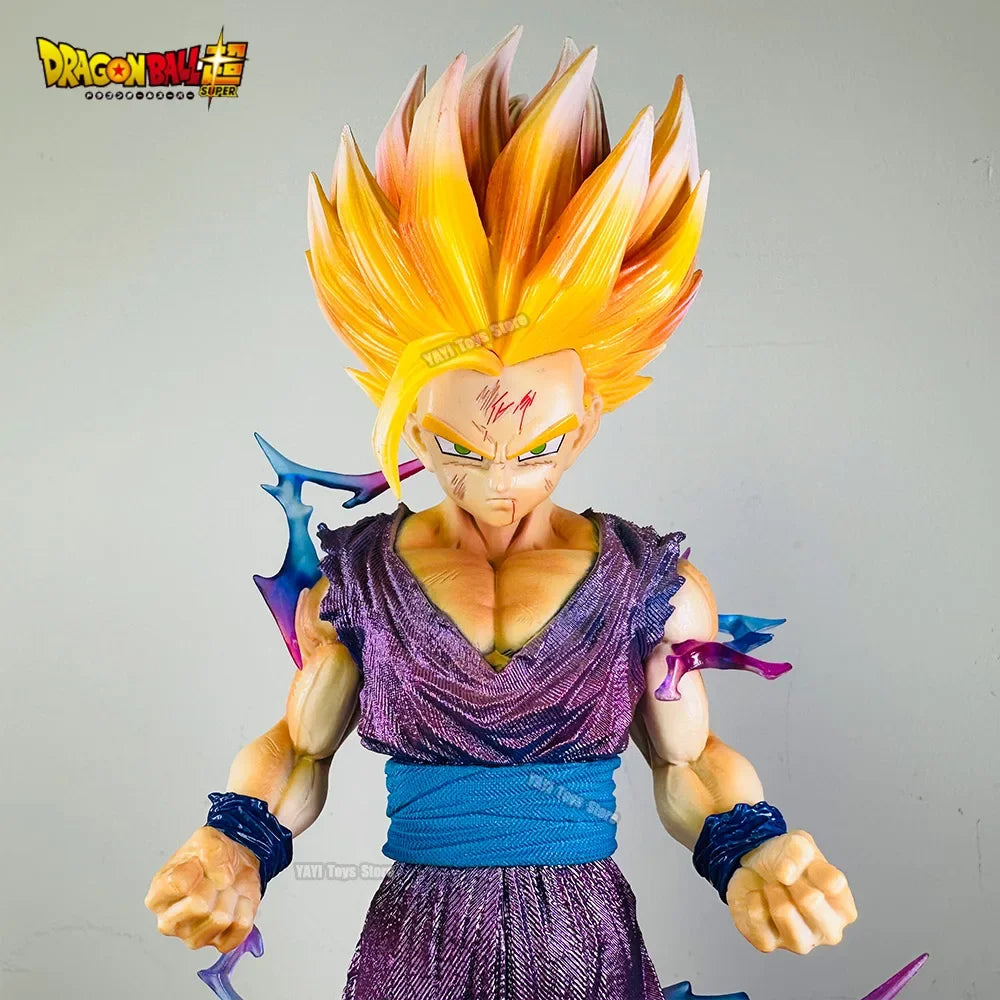 25cm Dragon Ball Z Anime Figure Son Gohan Action Figurine Super Saiyan 2 Cell Game Children Toys Son Goku Gift