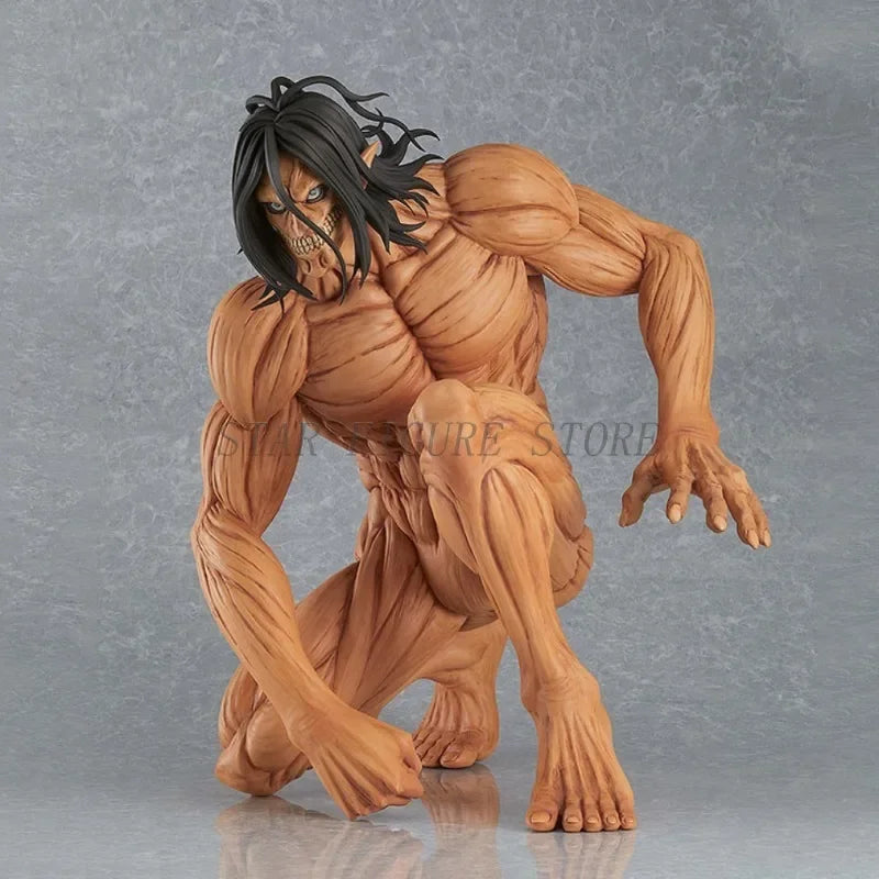 Attack on Titan Eren Levi Action Figure Shingeki no Kyojin The Founding Titan Figurine Model Toys 15cm Desktop Ornaments
