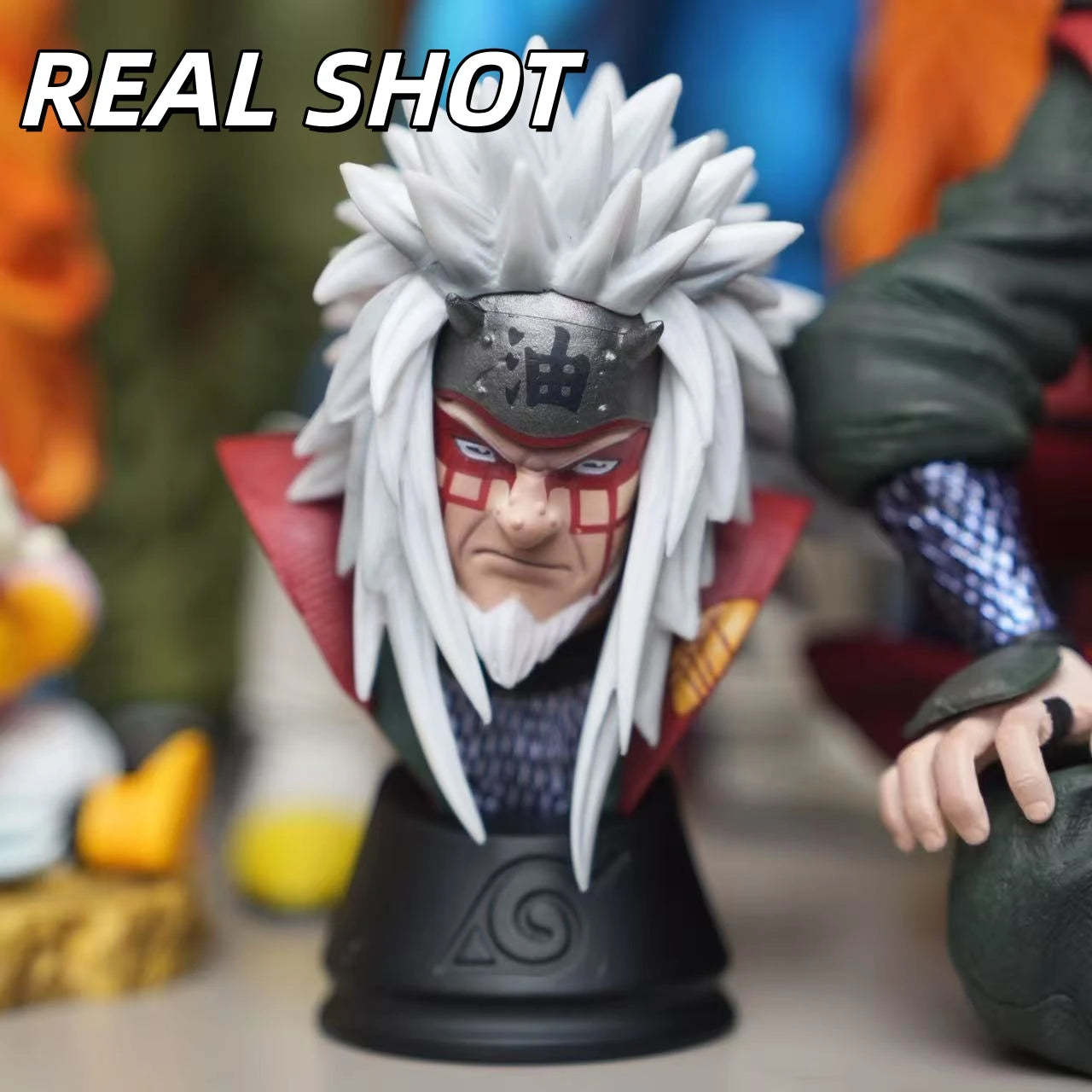 Figura Jiraiya - Naruto Shippuden | HY Studio Pose Sentada Doble Cabeza