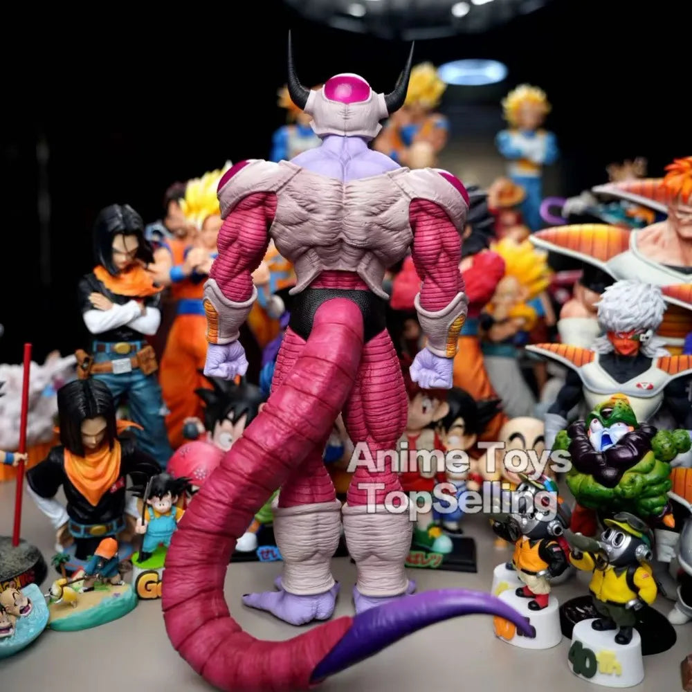 Figura de acción de Dragon Ball Z Frieza, 35,5 cm, segunda forma, Frieza GK, colección de PVC, modelo de juguete, regalos