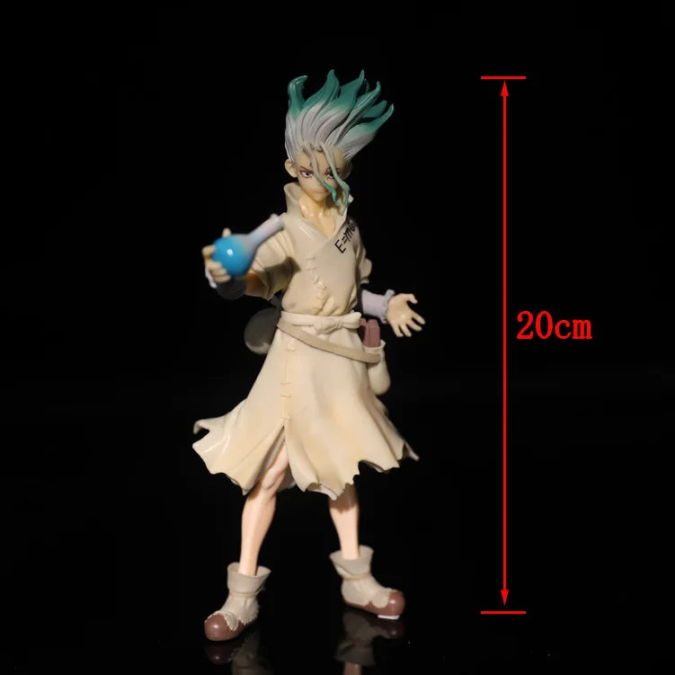 Dr. Stone Ishigami Senkuu Stand Version 20cm Figure Model Toys