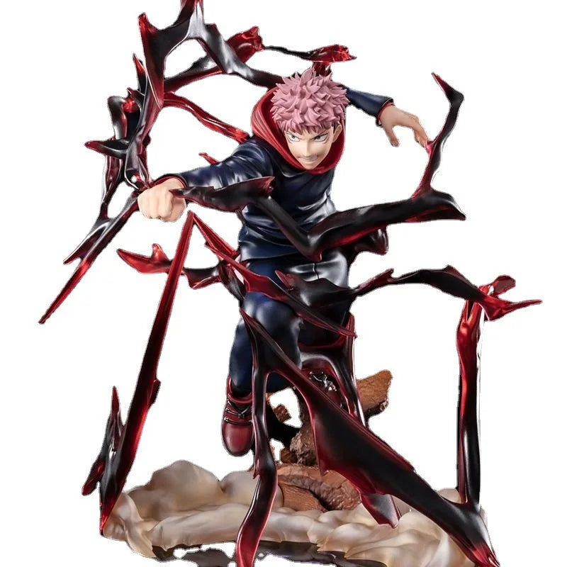 Figura Itadori Yuji - Jujutsu Kaisen | Estatua Negra 19cm
