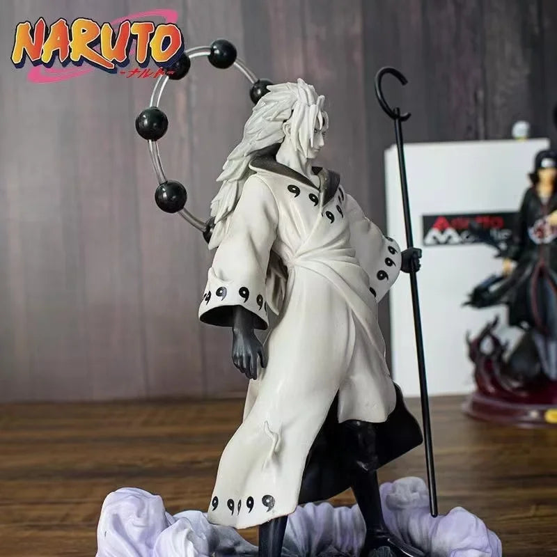 Anime 28cm Naruto Figure Six Paths Sage Uchiha Madara Action Figure PVC Statue Doll Model Collectible Kids Toys Gift
