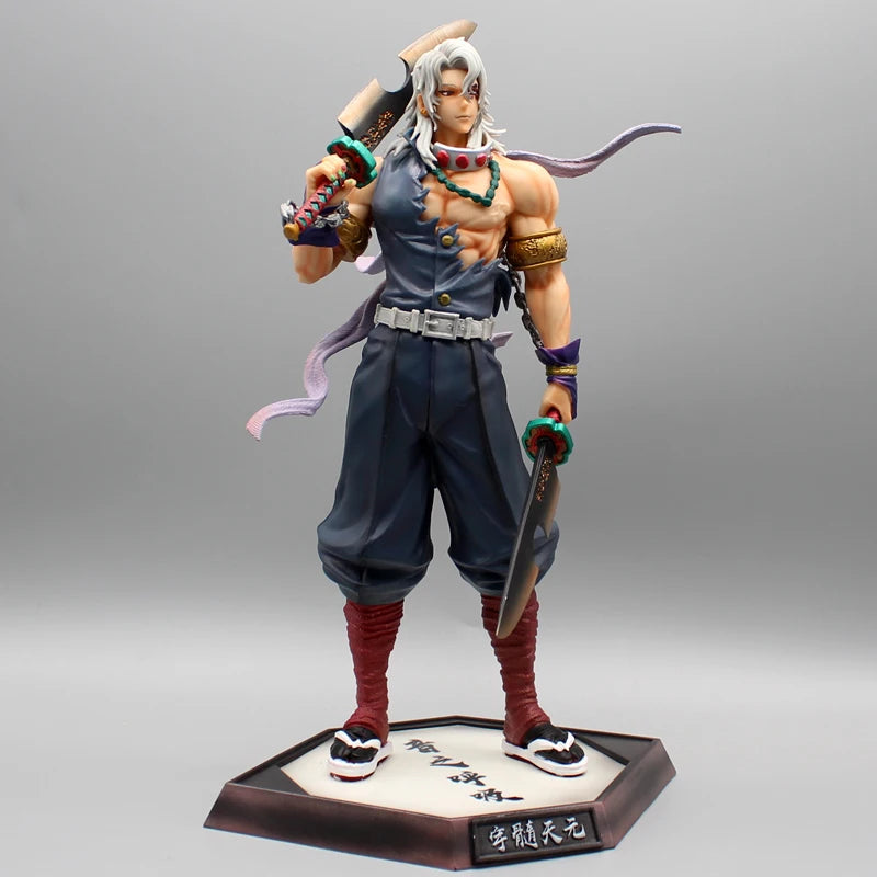 Demon Slayer Anime Figure Uzui Tengen Gk Statue Figurine Pvc Model Doll Collection Desktop Ornament Toys Children Birthday Gifts
