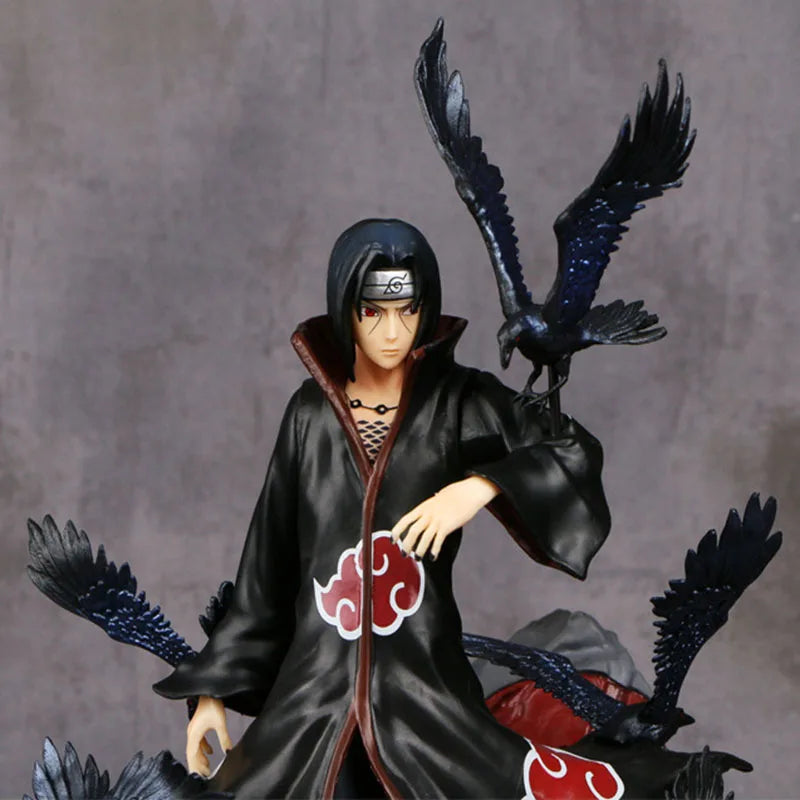 Naruto Crow Hall Itachi GK Uchiha Itachi Statue Anime Model Ornaments Hand-made Collection Gift