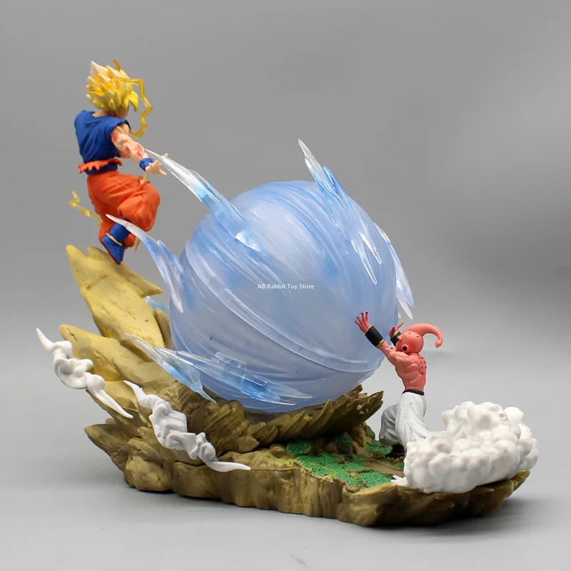 Son Goku Vs Majin Buu Anime Figure Dragon Ball Z GK Action Figurine PVC Statue Model Doll Collection Desk Decoration Toy Gifts