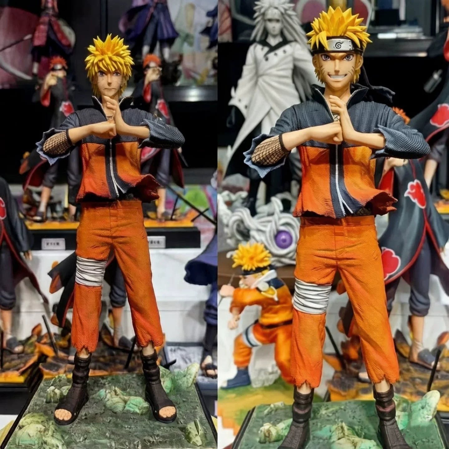 Figura Naruto Uzumaki - Naruto Shippuden | Daños de Batalla Doble Cabeza