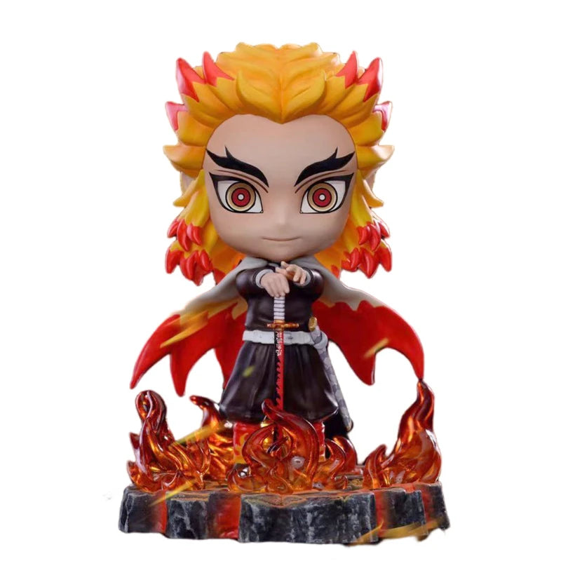 Figura Nezuko Kamado / Kyojuro Rengoku chibi - Demon Slayer | G5 Studio PVC 7-10cm