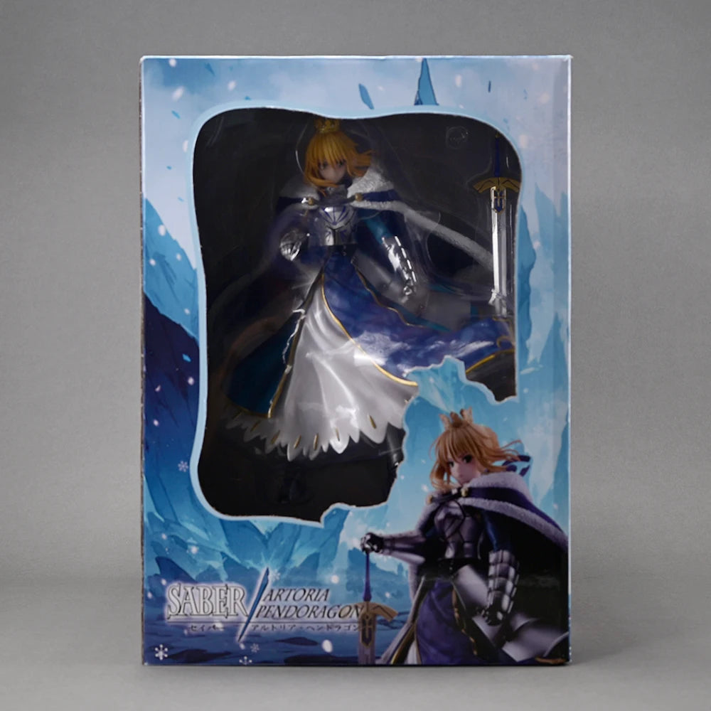 Nuevo 27cm Fate/Grand Order Fate/stay night Saber Altria Pendragon Anime PVC figura de acción juguete estatua adulto muñeca coleccionable en miniatura
