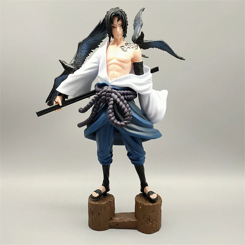 Lover Anime NARUTO Figure Uchiha Sasuke Curse Mark PVC Figure NARUTO Sasuke Orochimaru Itachi Sharingan Kakashi Model Toy Gift