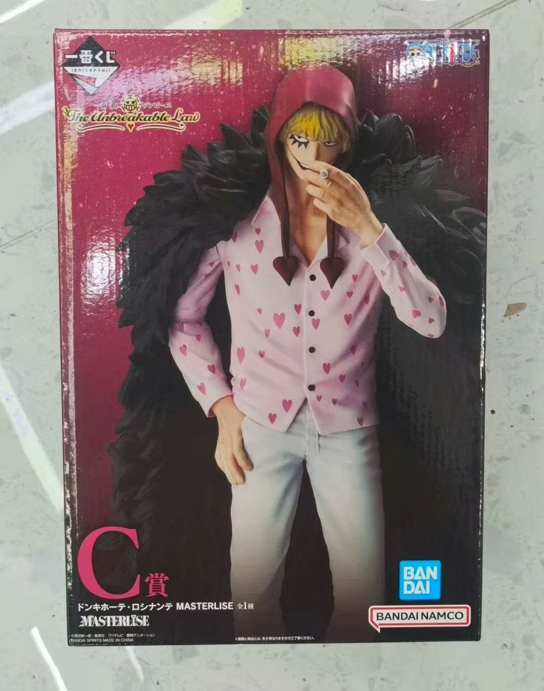【Original】BANDAI Ichiban KUJI ONE PIECE The Unbreakable Law C Award Donquixote Rosinante MASTERLISE Figura Modelo Juguete