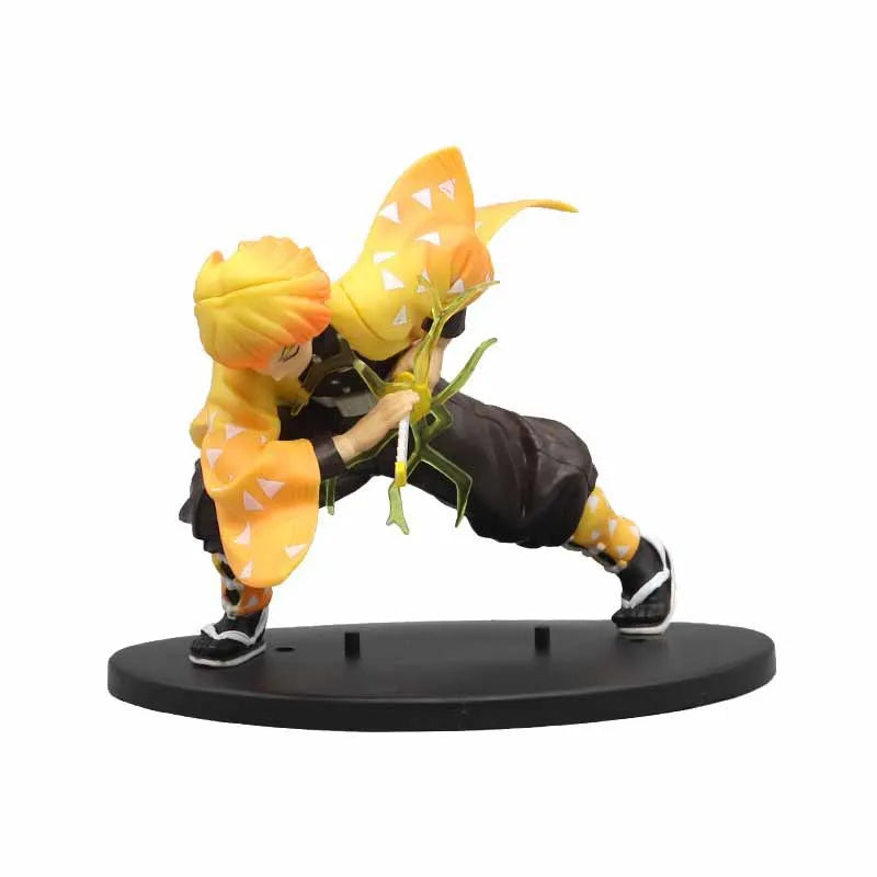 Hot Demon Slayer Anime Figure Tanjirou Agatsuma Zenitsu Kyoujurou Anime Model Action Figure PVC collection Toy for Kids Gift