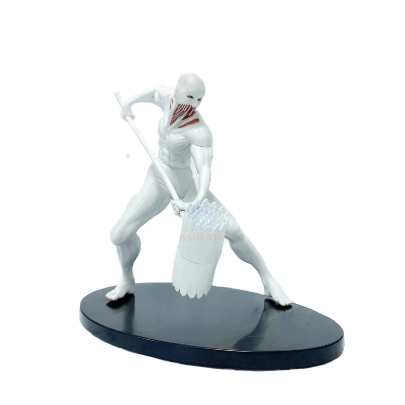 28cm Attack on Titans Levi Ackerman Action Anime Figura Kawai Eren Jaege Mikasa Ackerman The Armored Titan Figure Cute Doll Toys