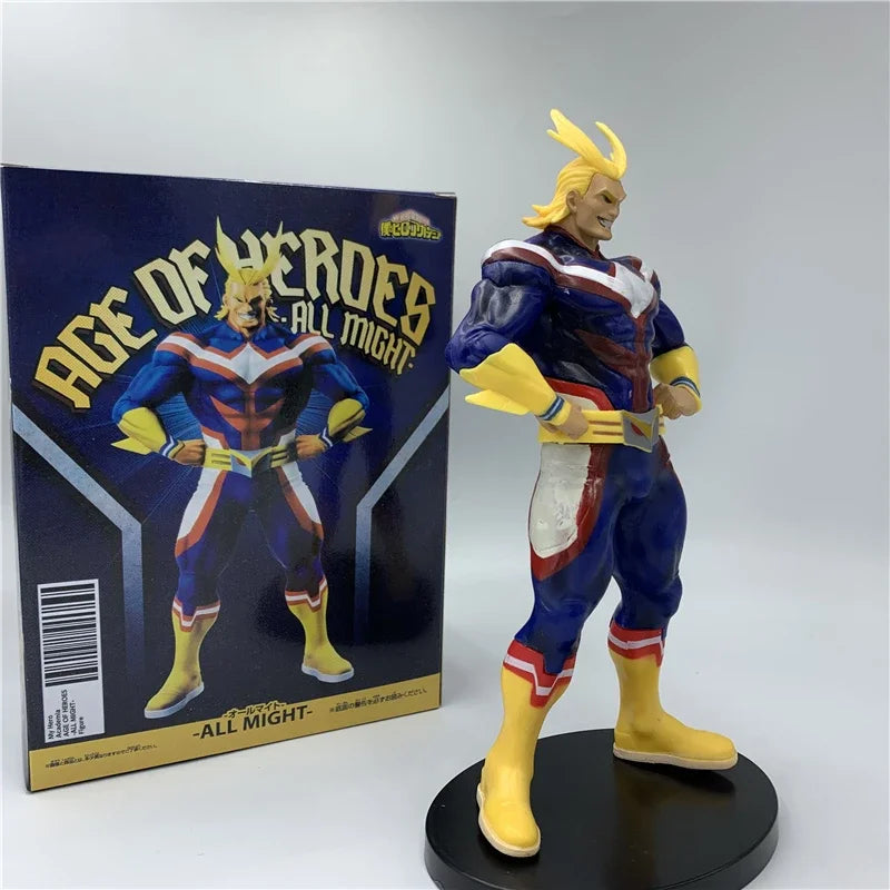Lover My Hero Academia All Might Standing Powerful Form PVC Action Figure Izuku Midoriya Bakugou No Hero Collect Model 20cm