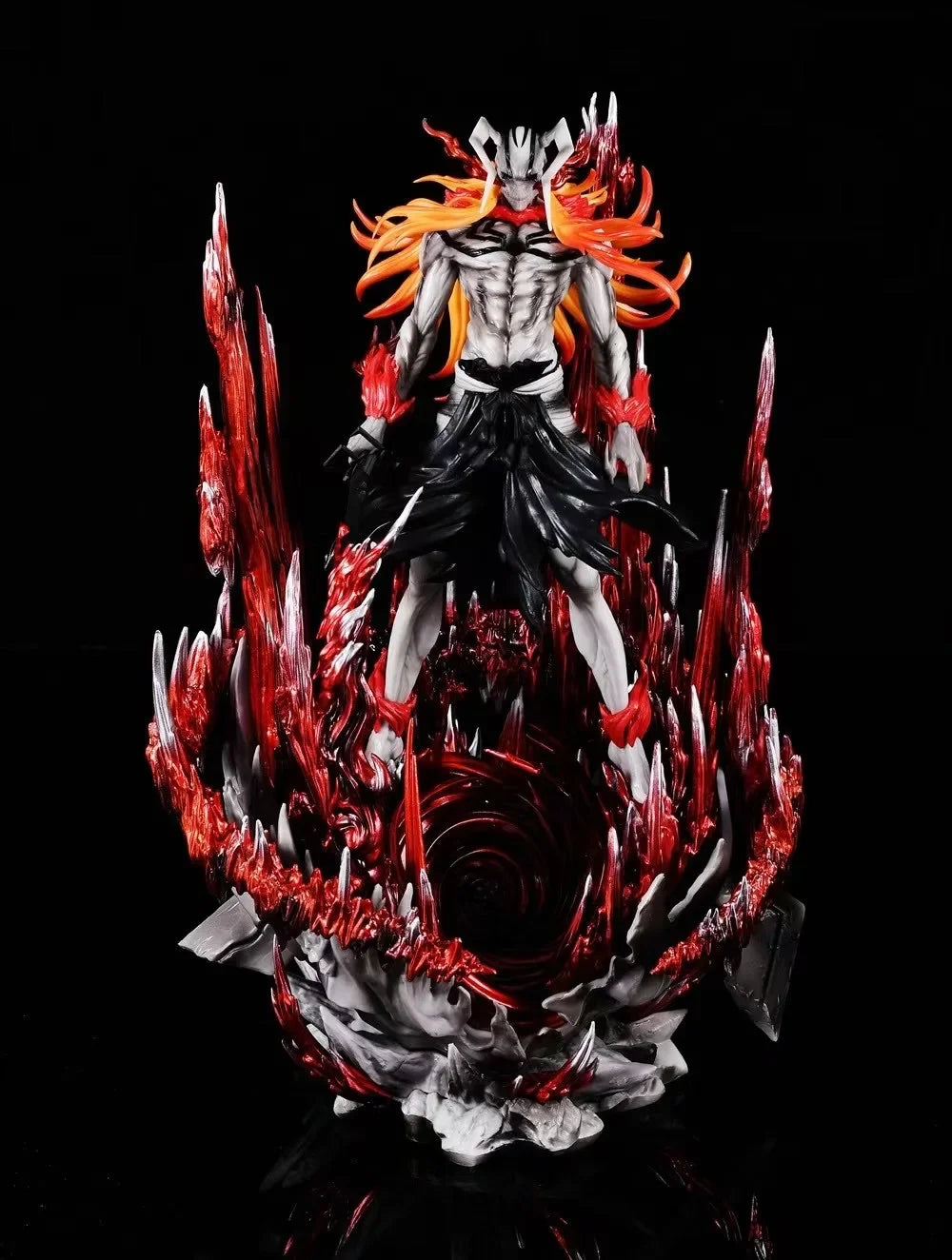 33cm Bleach Anime Figures Kurosaki Ichigo Hollow Ulquiorra Cifer Figure Gk Statue Pvc Figurine Collection Models Decoration Toys