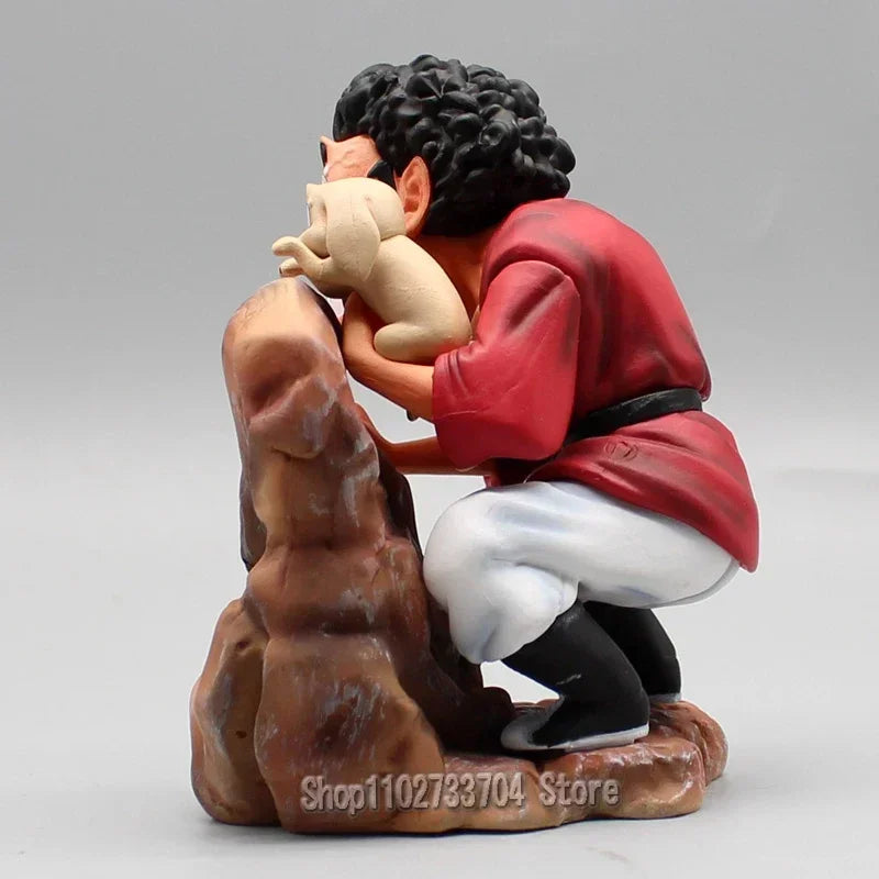 11.5cm Dragon Ball Gk Statue Hercule Ring Satan Action Figure Anime Monk Namu Mister Toys Puppies Doll PVC Collection Model Gift